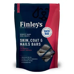 6oz Finley's Skin/Coat/Nails Soft Chew Benefit Bars - Dog/Cat Supplements